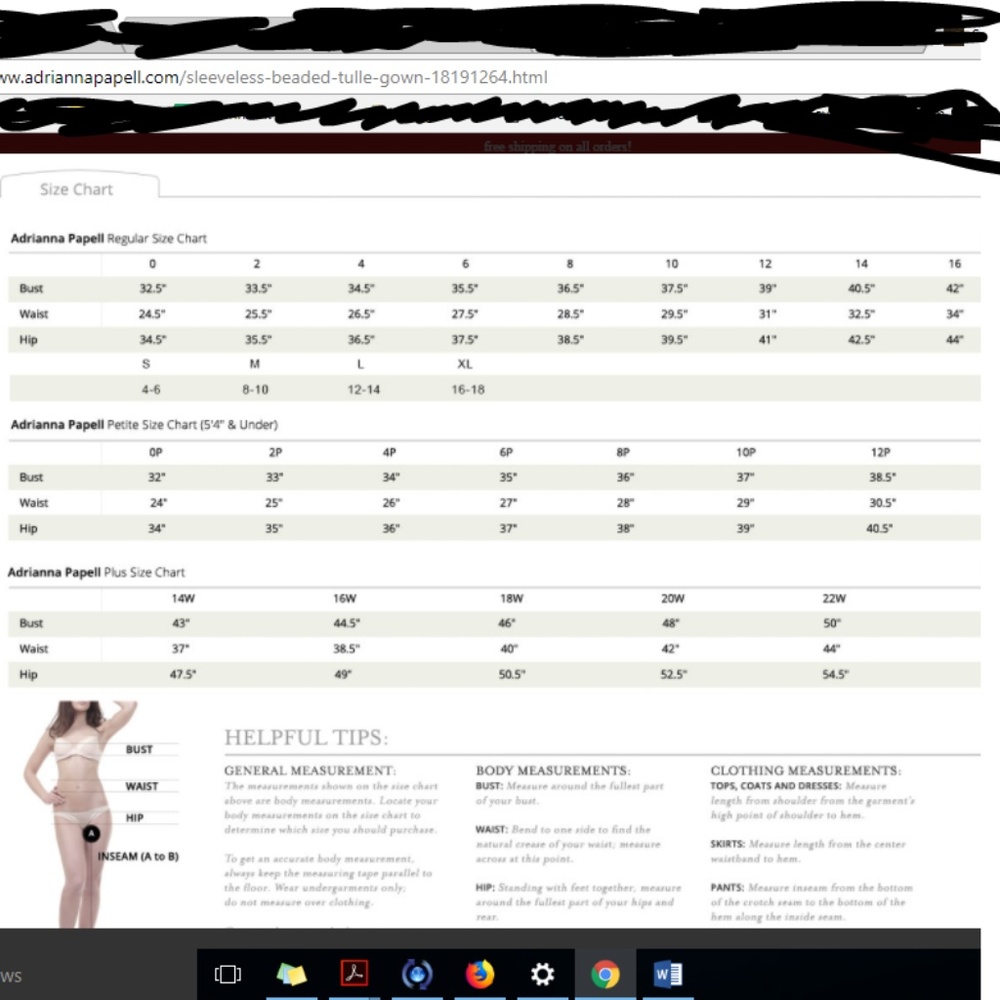 Adrianna Papell beaded bodice Formal wedding - Picture 5 of 8